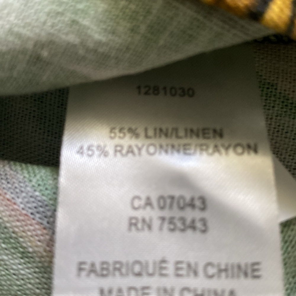 Rachel Roy NWT palm themed top - Picture 8 of 9